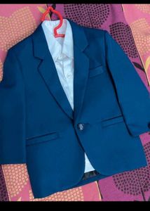 Boy&#39;s Blue Suit Set