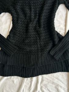 Bebe Black Knit Sweater