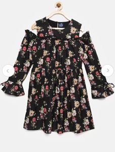 Black Floral Dress