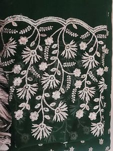 New Green Silver Combination Silk Saree