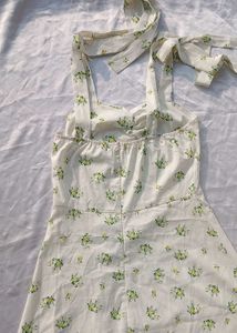 Brand New (Urbanic) Yellow A-line Floral Dress