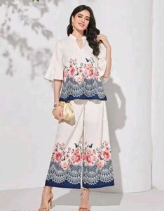 Floral Print Two-Piece Set