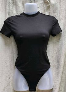 Black Bodysuit Top