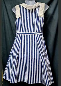 Blue &amp; White Stripe Dress..👗