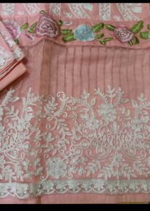 Pink Embroidered Pakistani Suit