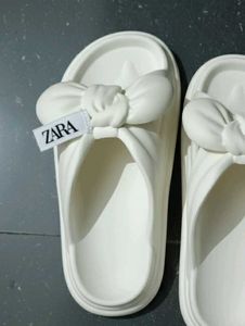 White Bow Slides