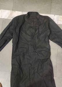 Men's Black Kurta