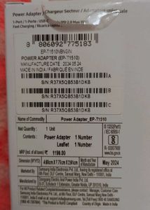 Samsung Original Power Adapter