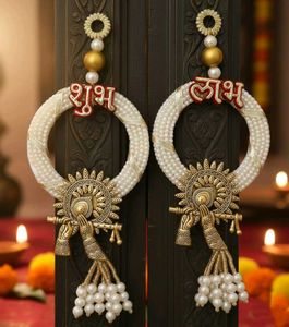 Shubh Labh Pearl Door Hangings