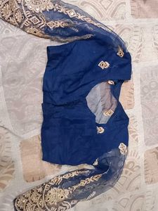 Elegant Grey Saree ,Blouse And Peticoat Newly Sare