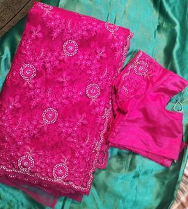 Pink Embroidered Blouse