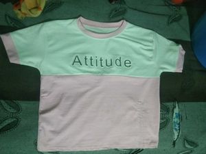 A Pink And White Elegant Top