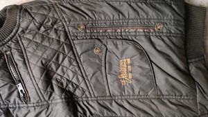 Black Quilted Hooded Vest