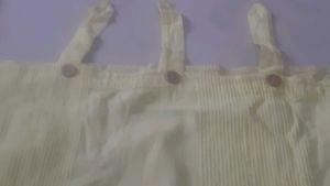 Button Tab Curtains for door - 2 pieces