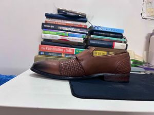 Rosso Brunello Monk Strap Shoes