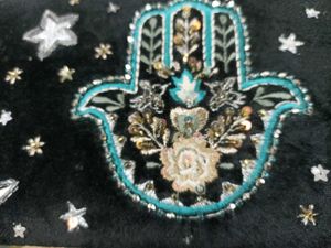 Embroidered Hamsa Jewellery Box