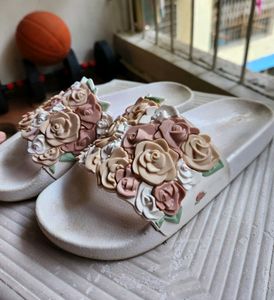 Westside Luna Blu Flower Slip Ons