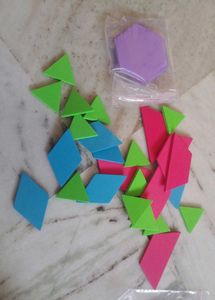 Colorful Foam Shapes Puzzle