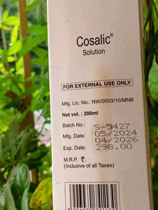 New/ Unused, Salicylic Acid And Coal Tar Solution