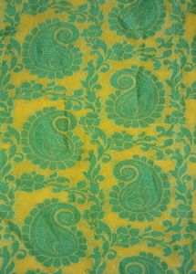 Yellow Printed Kurta