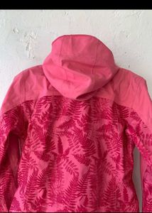 Pink Patterned Outdoor Jacket