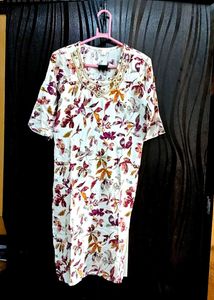 Kurta Handwork Of Kardana Neck &amp; Floral Design