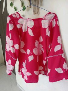 🆕 Pinteresty Royal Pink Short Kurta ✨🎀