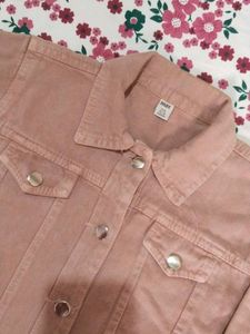 Dusty Rose Denim Jacket