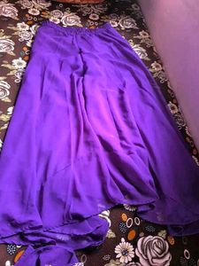 Purple Embroidered Dupatta