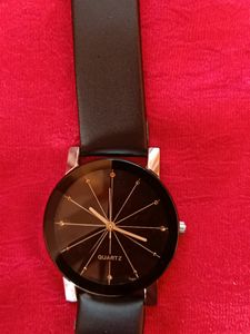 Pure Black Stylish Watch