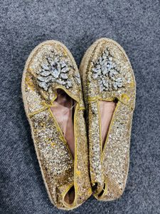 Sparkly Espadrille Heels