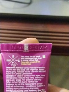 bblunt hairfall control shampoo