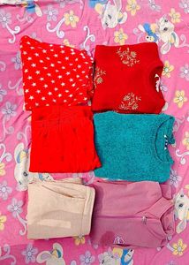 6 Pieces Less Used Sweaters and Lowers