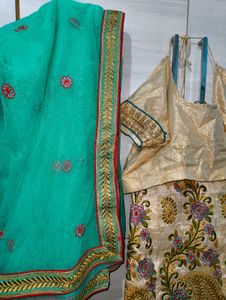 Gorgeous Lehenga Choli Set With Two Blouse