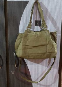 Olive Green Tote Bag