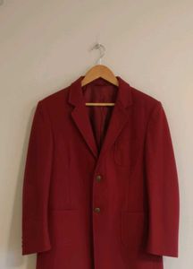 Vintage Maroon Blazer .