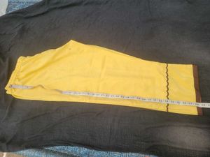 Brown &amp; Yellow Kurta Set