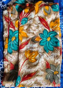 Floral Print Saree