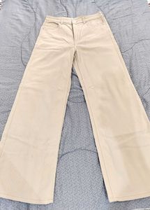 H&amp;M Women Wide Twill Trousers