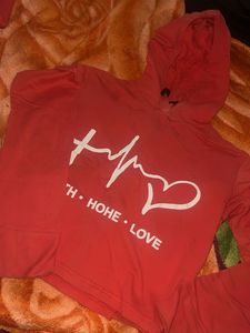 Red Graphic Hoodie