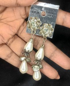 4 Crystal Earings Combo