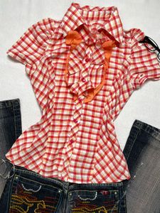 vintage y2k fitted shirt