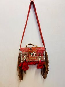 Boho Patchwork Statement Bag