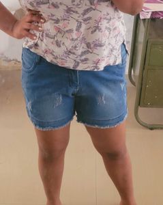 Neobaby Women Denim Shorts