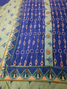 Blue &amp; Teal Printed Kurti