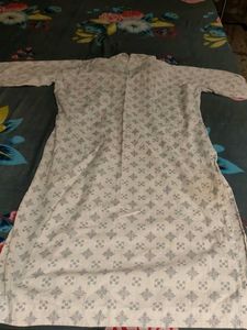 Floral Embroidered Cotton Suit