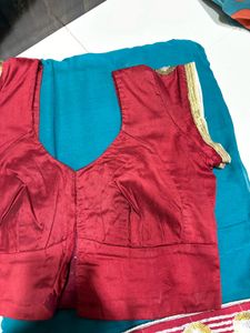 Beautiful Border Work Saree