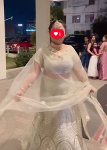 Lehnga Choli Pista Color