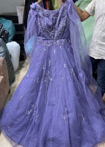 11 Gown Elegant designer Plum Evening