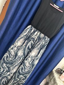 Black Printed 👗 Dress